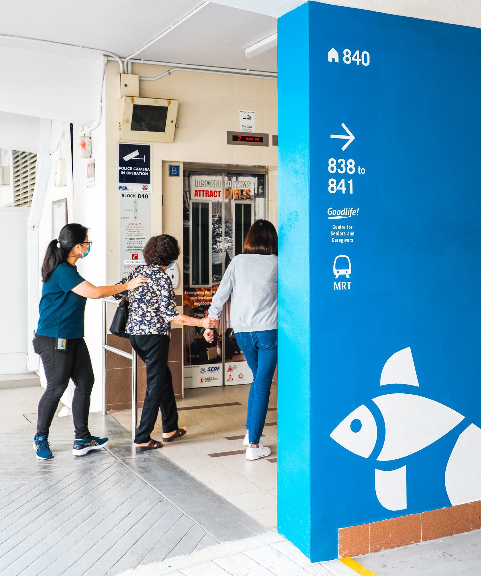 Blue Signs Designed for Diversity and Inclusivity