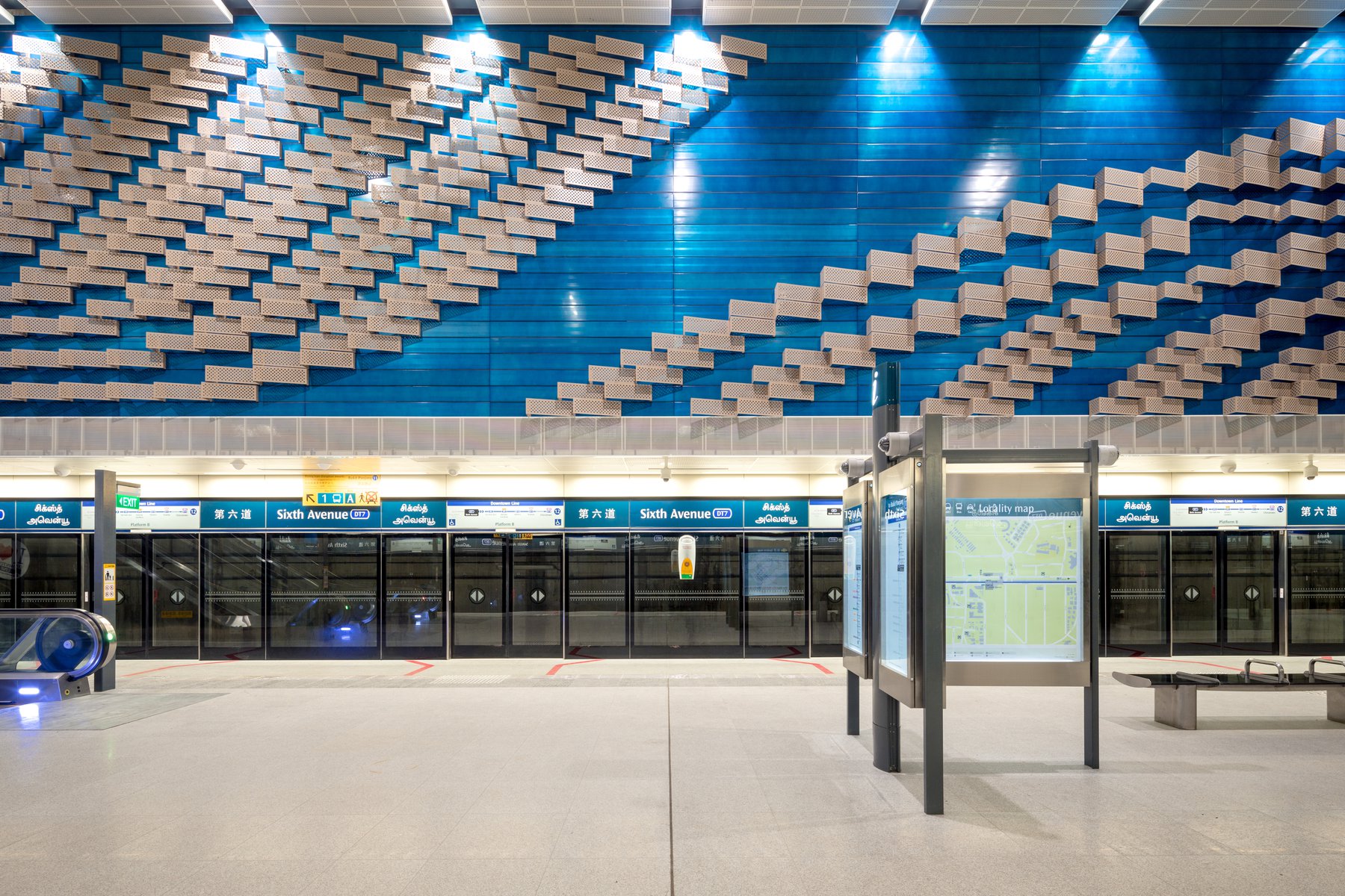 Sixth Avenue MRT, Singapore by ONG&ONG