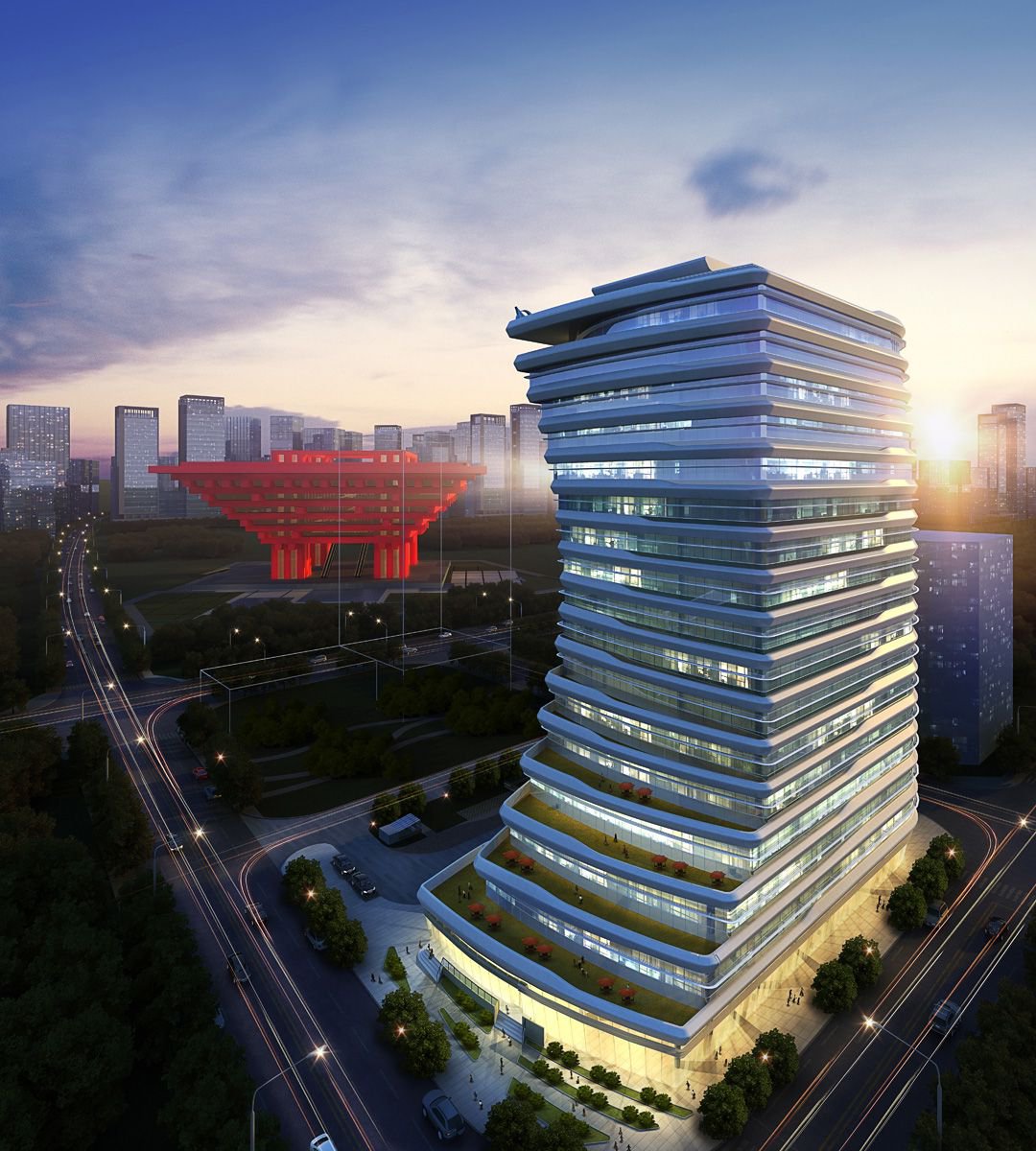 image of ZHONGHANG OFFICE TOWER